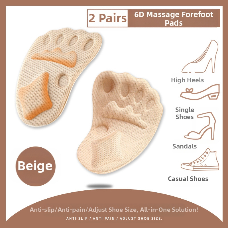 Kõrgete kontsade esijala padjad, naiste jalanõude sisetükid, jalanõu suuruse vähendajad, pehmed valuvastased jalanõud, poole suurusega padjad, libisemiskindlad spordijalanõude sisetükid