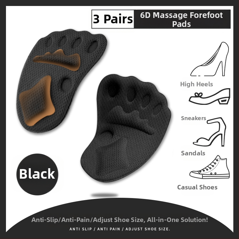 Kõrgete kontsade esijala padjad, naiste jalanõude sisetükid, jalanõu suuruse vähendajad, pehmed valuvastased jalanõud, poole suurusega padjad, libisemiskindlad spordijalanõude sisetükid