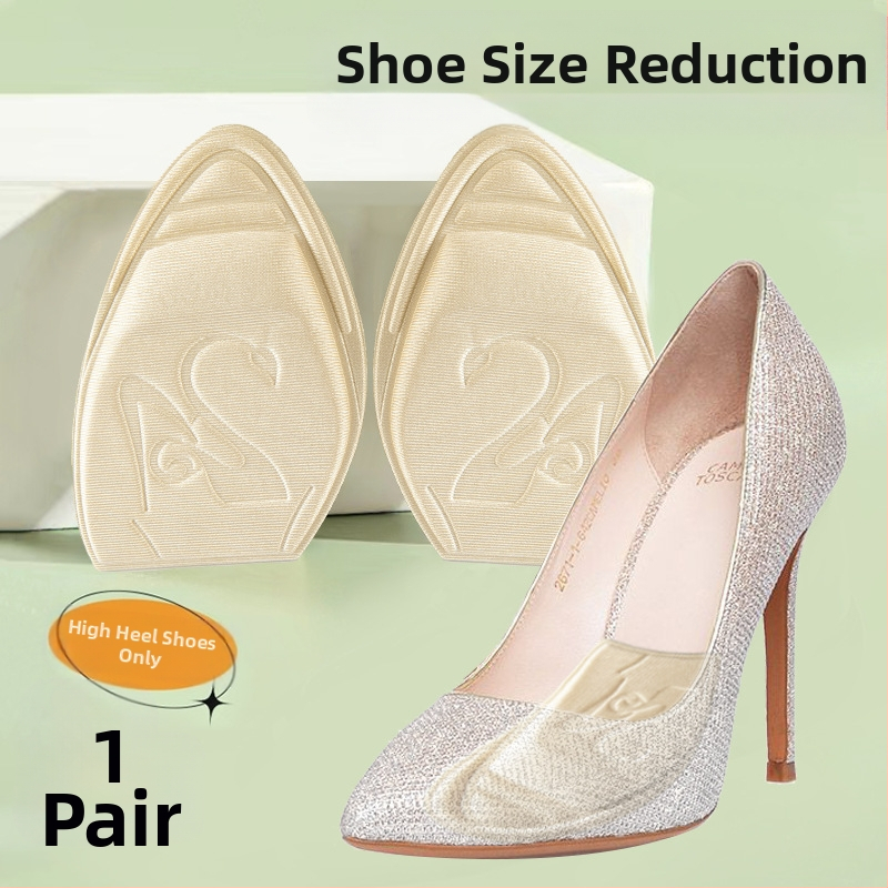 Kõrgete kontsade esijala padjad, naiste jalanõude sisetükid, jalanõu suuruse vähendajad, pehmed valuvastased jalanõud, poole suurusega padjad, libisemiskindlad spordijalanõude sisetükid