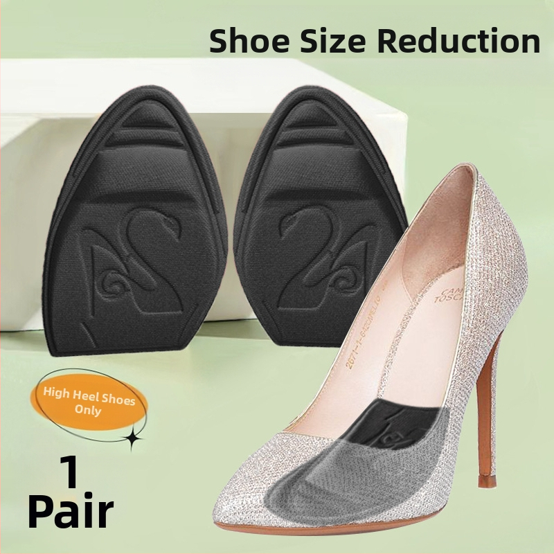 Kõrgete kontsade esijala padjad, naiste jalanõude sisetükid, jalanõu suuruse vähendajad, pehmed valuvastased jalanõud, poole suurusega padjad, libisemiskindlad spordijalanõude sisetükid