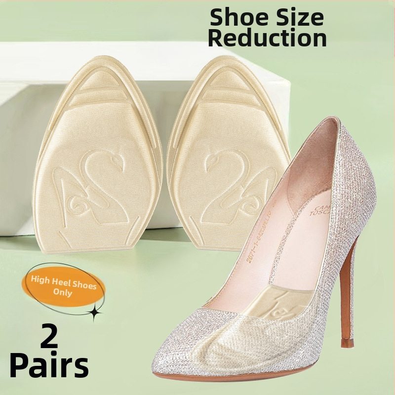 Kõrgete kontsade esijala padjad, naiste jalanõude sisetükid, jalanõu suuruse vähendajad, pehmed valuvastased jalanõud, poole suurusega padjad, libisemiskindlad spordijalanõude sisetükid