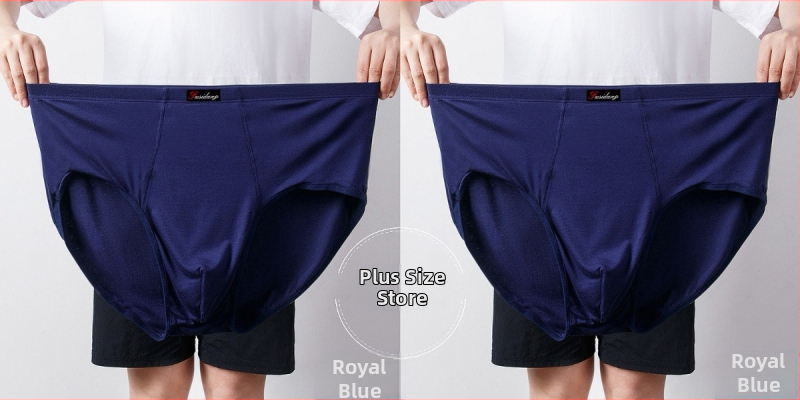 Ανδρικά Εσώρουχα Modal Σλιπ Ανδρικά Σλιπ με Ψηλή Μέση, Χαλαρά, Μεγάλα Μεγέθη 300 Jin