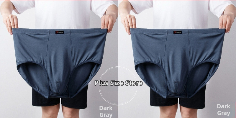 Ανδρικά Εσώρουχα Modal Σλιπ Ανδρικά Σλιπ με Ψηλή Μέση, Χαλαρά, Μεγάλα Μεγέθη 300 Jin