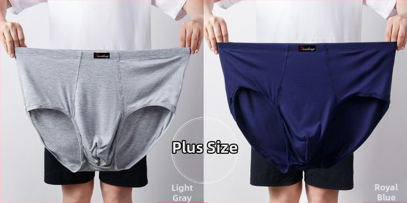 Ανδρικά Εσώρουχα Modal Σλιπ Ανδρικά Σλιπ με Ψηλή Μέση, Χαλαρά, Μεγάλα Μεγέθη 300 Jin