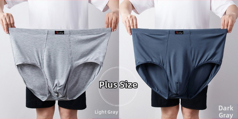 Ανδρικά Εσώρουχα Modal Σλιπ Ανδρικά Σλιπ με Ψηλή Μέση, Χαλαρά, Μεγάλα Μεγέθη 300 Jin