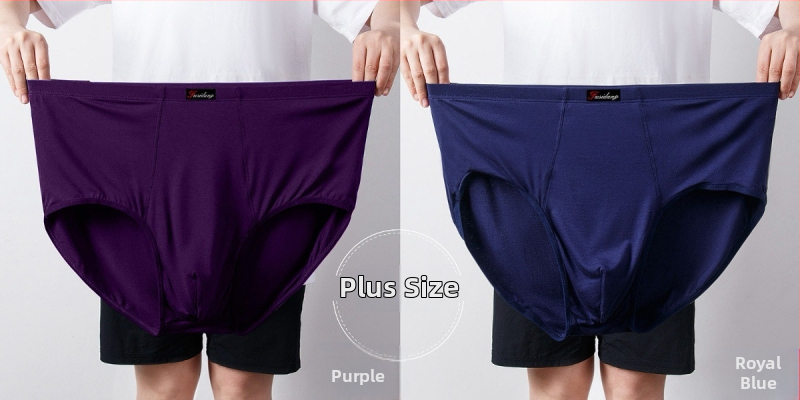 Ανδρικά Εσώρουχα Modal Σλιπ Ανδρικά Σλιπ με Ψηλή Μέση, Χαλαρά, Μεγάλα Μεγέθη 300 Jin