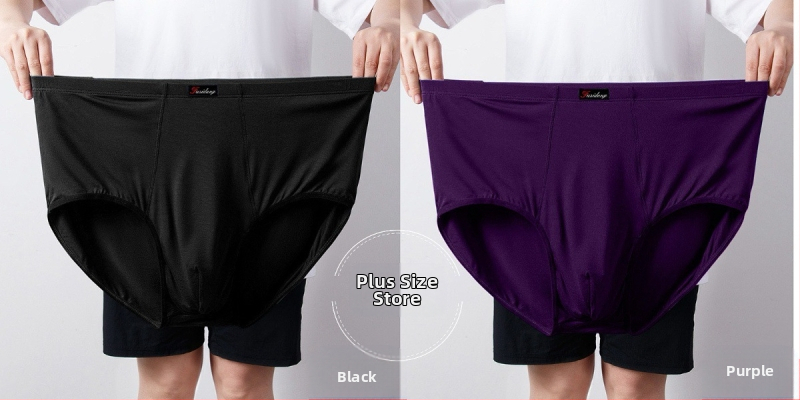 Ανδρικά Εσώρουχα Modal Σλιπ Ανδρικά Σλιπ με Ψηλή Μέση, Χαλαρά, Μεγάλα Μεγέθη 300 Jin