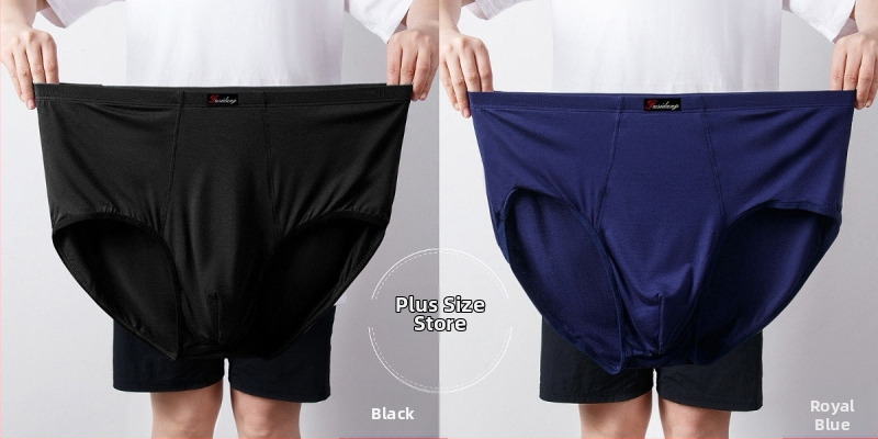 Ανδρικά Εσώρουχα Modal Σλιπ Ανδρικά Σλιπ με Ψηλή Μέση, Χαλαρά, Μεγάλα Μεγέθη 300 Jin