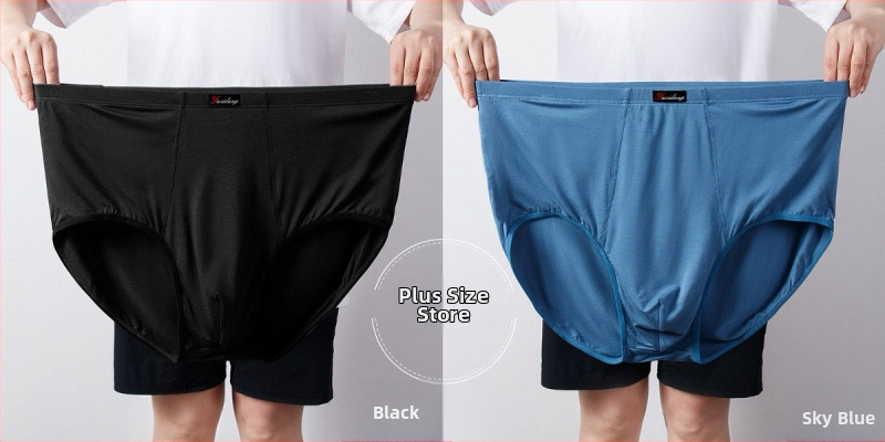 Ανδρικά Εσώρουχα Modal Σλιπ Ανδρικά Σλιπ με Ψηλή Μέση, Χαλαρά, Μεγάλα Μεγέθη 300 Jin