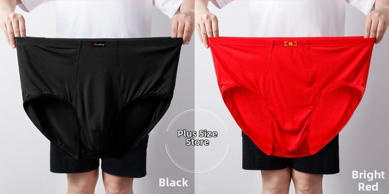 Ανδρικά Εσώρουχα Modal Σλιπ Ανδρικά Σλιπ με Ψηλή Μέση, Χαλαρά, Μεγάλα Μεγέθη 300 Jin