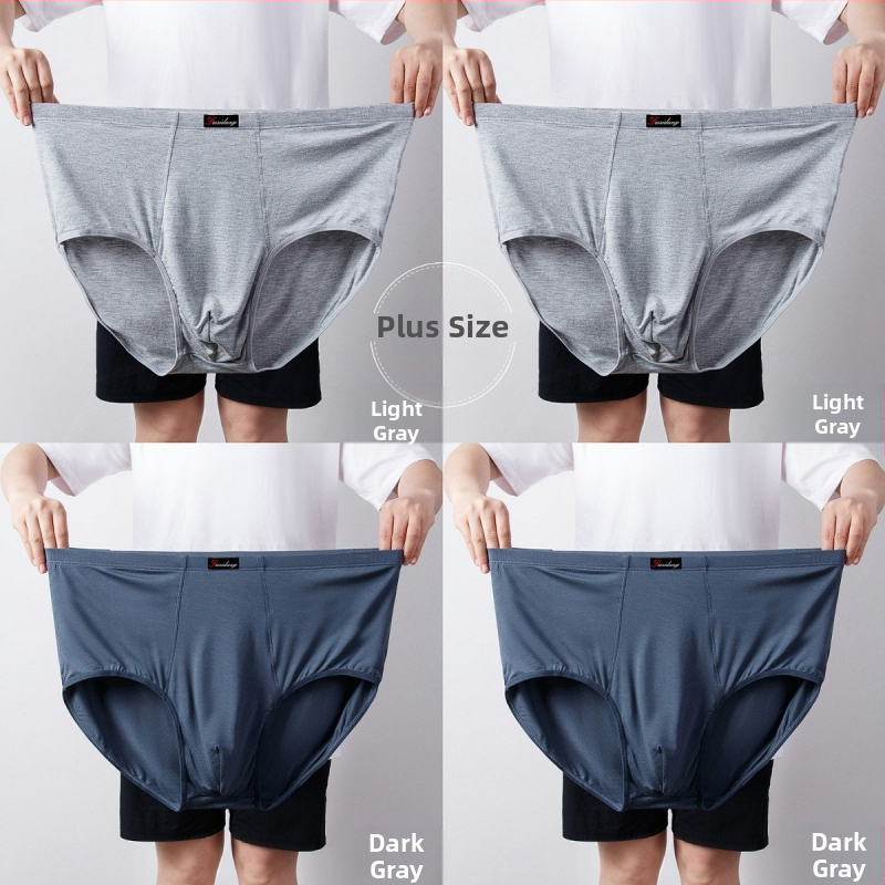 Ανδρικά Εσώρουχα Modal Σλιπ Ανδρικά Σλιπ με Ψηλή Μέση, Χαλαρά, Μεγάλα Μεγέθη 300 Jin