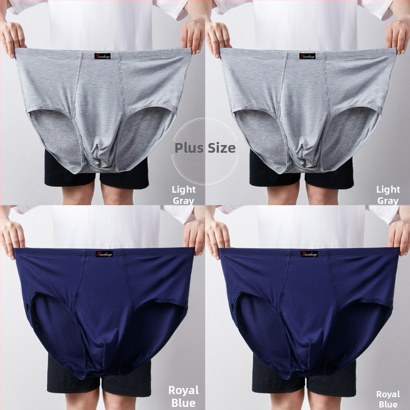 Ανδρικά Εσώρουχα Modal Σλιπ Ανδρικά Σλιπ με Ψηλή Μέση, Χαλαρά, Μεγάλα Μεγέθη 300 Jin