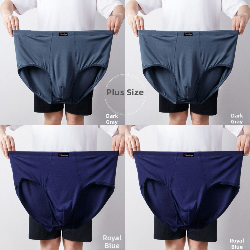 Ανδρικά Εσώρουχα Modal Σλιπ Ανδρικά Σλιπ με Ψηλή Μέση, Χαλαρά, Μεγάλα Μεγέθη 300 Jin