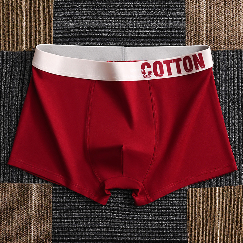 Lenjerie intimă pentru femei Yalu, boxeri pentru bărbați, bumbac pur, pantaloni scurți din bumbac, antibacterieni, cusături interioare, absorbanți de transpirație, mărime mare