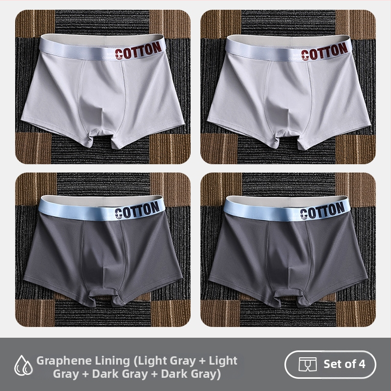 Dámske spodné prádlo Yalu, pánske boxerky, boxerky z čistej bavlny, bavlnené šortky, antibakteriálne nohavičky s vnútorným švom, absorbujúce pot, veľká veľkosť