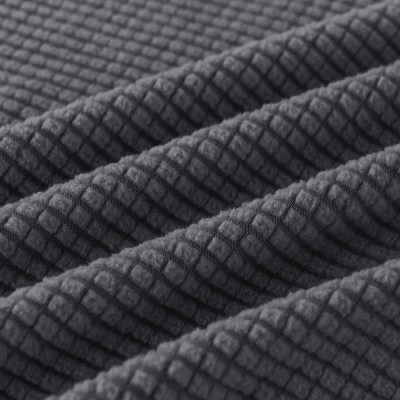 Tamprus ananasų rašto languotas sofos užvalkalas, pilnai užvalkalas, 3 vietų, vienspalvis, tamprus sofos užvalkalų komplektas, 3 atskiros pagalvėlių užvalkalai