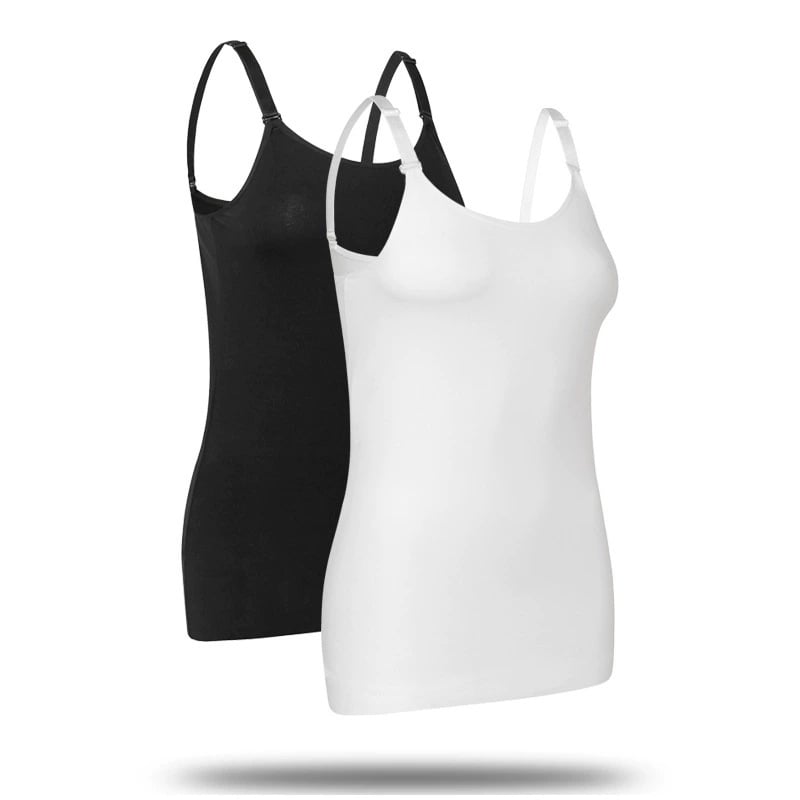 Yafuinni Vestă de maternitate din bumbac de dimensiuni mari, europeană și americană, cu ajustări strânse, cu dublă utilizare, pentru alăptare, din bumbac, fără inel de oțel