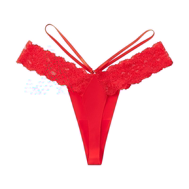 Σέξι Ευρωπαϊκό και Αμερικανικό σέξι γυναικείο εσώρουχο με χαμηλή μέση από δαντέλα και λεπτή ύφανση