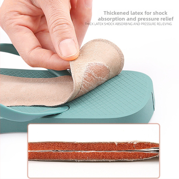 Nahkplätud 3/4 padjaga, isekleepuvad plätud, sandaalid, pehme tagasilöögitugi, lööke summutav, libisemiskindel, poolsuuruses padjaga