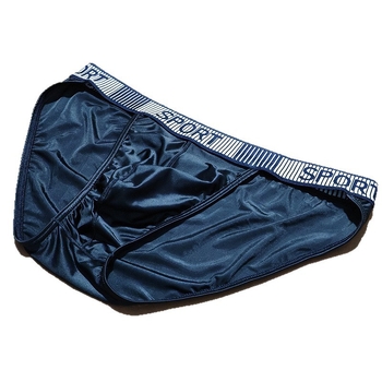 Eļļas gaiši ledus zīda vīriešu apakšveļa ar augstu šķēlumu trīsstūrveida, pieguļoši zīdaini modes personības zēnu šorti, ražotāji, kas ir pieejami vairumtirdzniecībā