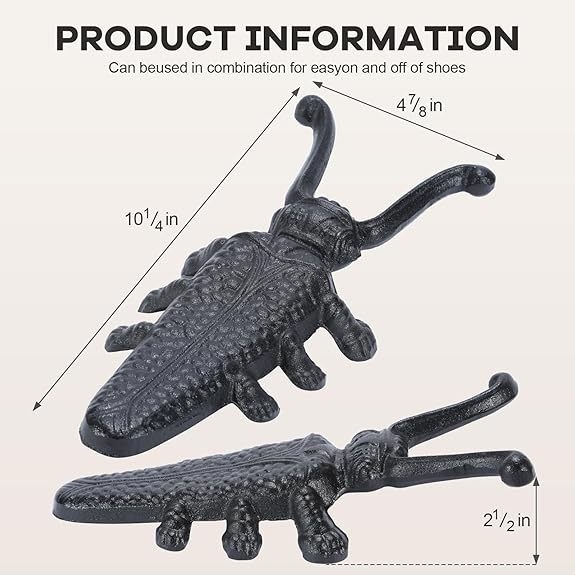Директни продажби от фабриката, европейски и американски трансгранични чугунени инструменти за премахване на обувки Beetle, метални занаяти, ретро инструменти за премахване на средни и тежки обувки