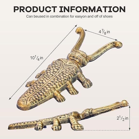 Директни продажби от фабриката, европейски и американски трансгранични чугунени инструменти за премахване на обувки Beetle, метални занаяти, ретро инструменти за премахване на средни и тежки обувки