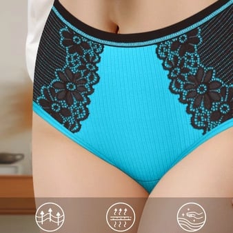 Chiloți de bumbac pentru femei Cross-Border Plus Size, chiloți confortabili cu talie înaltă pentru ridicarea șoldurilor, Tk Xiyin Plus Size în stoc pentru femei