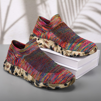 Директни продажби от фабриката за външна търговия Популярни мъжки обувки Големи размери Спортни камуфлажни плетени мрежести удобни дишащи ежедневни спортни обувки