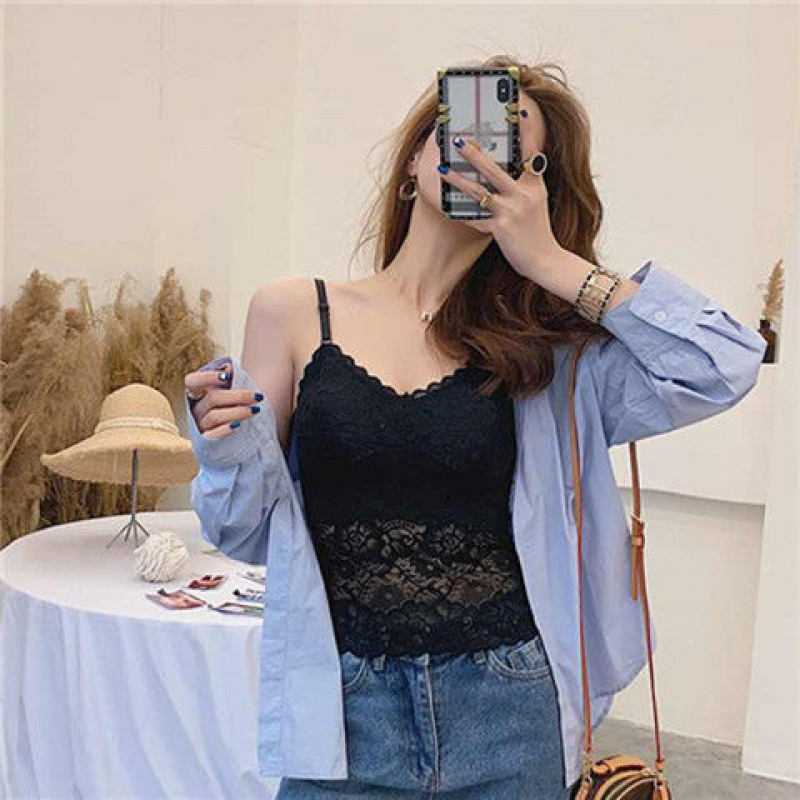 Naiste võrgusilmast infrapunapitsist seksikas vesti alussärk, kitsas lõige, moodne universaalne kitsas rihmaga sisemine ülaosa