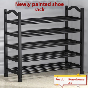 Kingariiul mitmekihiline majapidamise lihtne ukseava üliõpilaste ühiselamu tolmukindel ja tugevate kinnitustega populaarne kingakapp hoiuriiul