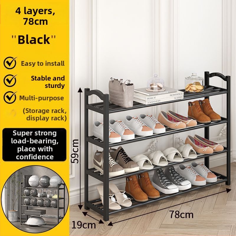 Kingariiul mitmekihiline majapidamise lihtne ukseava üliõpilaste ühiselamu tolmukindel ja tugevate kinnitustega populaarne kingakapp hoiuriiul