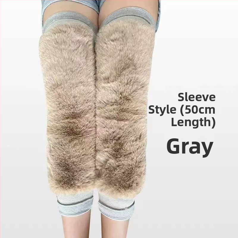 Genunchiere de iarnă din păr de cămilă, calde, rezistente la frig, pentru bărbați și femei, de vârstă mijlocie și vârstnici, căptușite cu fleece, îngroșate, rezistente la vânt, genunchiere, acoperă picioarele