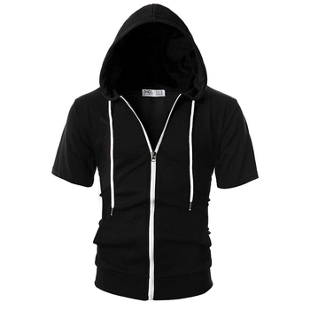 2024 трансгранични експлозии в Европа и Съединените щати, мъжки 3D пуловер с къс ръкав, цип и качулка, фабричен аутлет