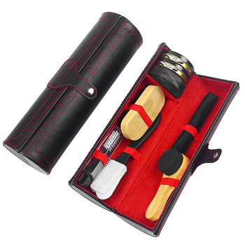 Odinių batų priežiūros ir poliravimo batų tepalo rinkinys, 11 dalių odinės avalynės priežiūrai, juodo bespalvio batų tepalo valymo ir priežiūros įrankiai