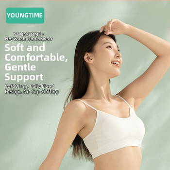 Ühekordselt kasutatav aluspesurinnahoidja Rinnahoidja Puhas puuvillane mugav pesuvaba eraldi pakendis reisivest jäljendamata