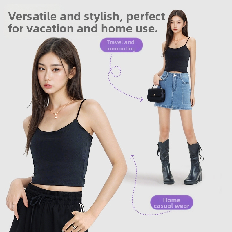 Голям оранжев таен тиранти, красив гръб, горещо момиче, тиранти, връхно облекло с подложка за гърди, неносещо бельо, вътрешна жилетка, фабрика на едро