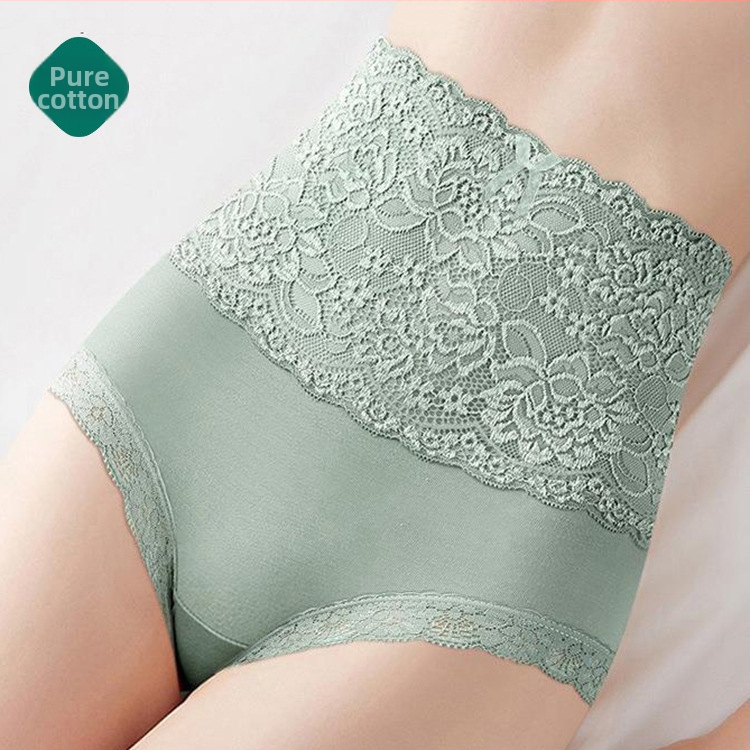 Meiyasi Silk Crotch Elegant Ψηλόμεσο Δαντελένιο Εσώρουχο Γυναικείο από Βαμβάκι, Καβάλο, Εσώρουχο για Άρση Γλουτών, Γυναικεία Εσώρουχα Χονδρικής