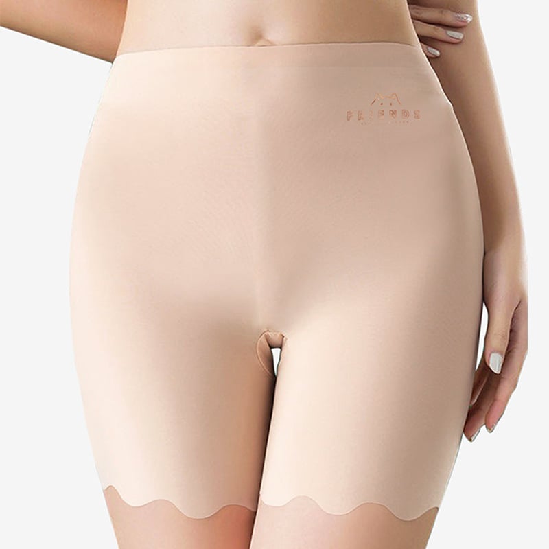 Pantaloni de siguranță boxer cu cinci puncte, din mătase de gheață, fără sudură, en-gros, pentru femei, colanți de asigurare europeni și americani, pantaloni scurți anti-lumină