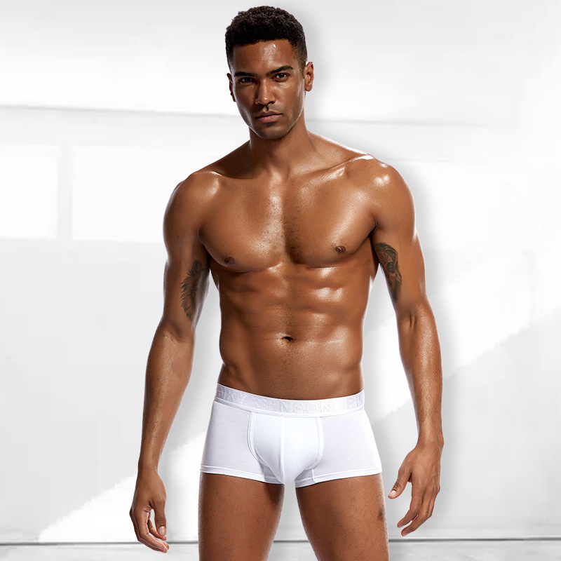 Vīriešu apakšveļas bokseršorti, modāli, plāni, U formas, izliekti, jauniešu vidukļa, elpojoši, vienkrāsaini, bokseršorti, vairumtirdzniecība
