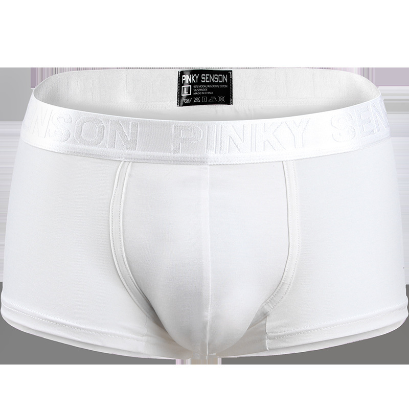 Vīriešu apakšveļas bokseršorti, modāli, plāni, U formas, izliekti, jauniešu vidukļa, elpojoši, vienkrāsaini, bokseršorti, vairumtirdzniecība
