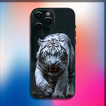 Potrivit pentru iPhone 16, carcasă de telefon mobil cu design Fang Wolf, Tiger, Leopard, 13, 14, 15, carcasă moale, animal, bestie, 13Pr