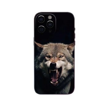 Potrivit pentru iPhone 16, carcasă de telefon mobil cu design Fang Wolf, Tiger, Leopard, 13, 14, 15, carcasă moale, animal, bestie, 13Pr