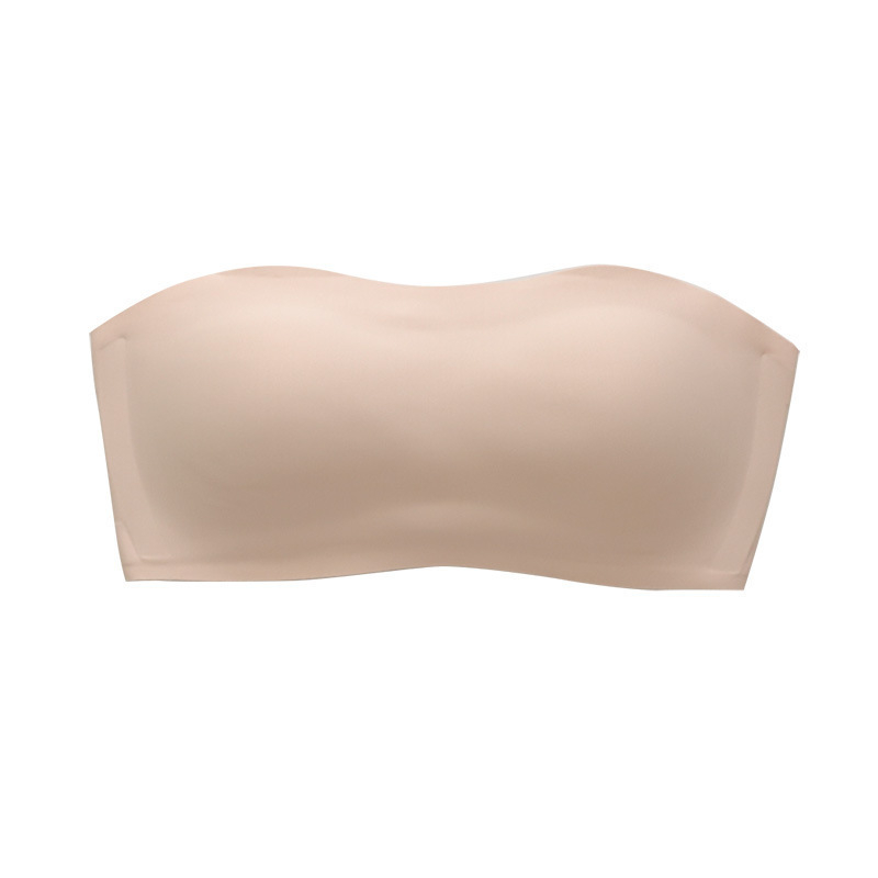 Moteriška liemenėlė be petnešėlių, „Push-up“, maža krūtinė, neslystanti, apsauganti nuo atvirų vietų, besiūlė juosmens dalis, vidinė apranga, graži nugara, želė dryžuota liemenėlė