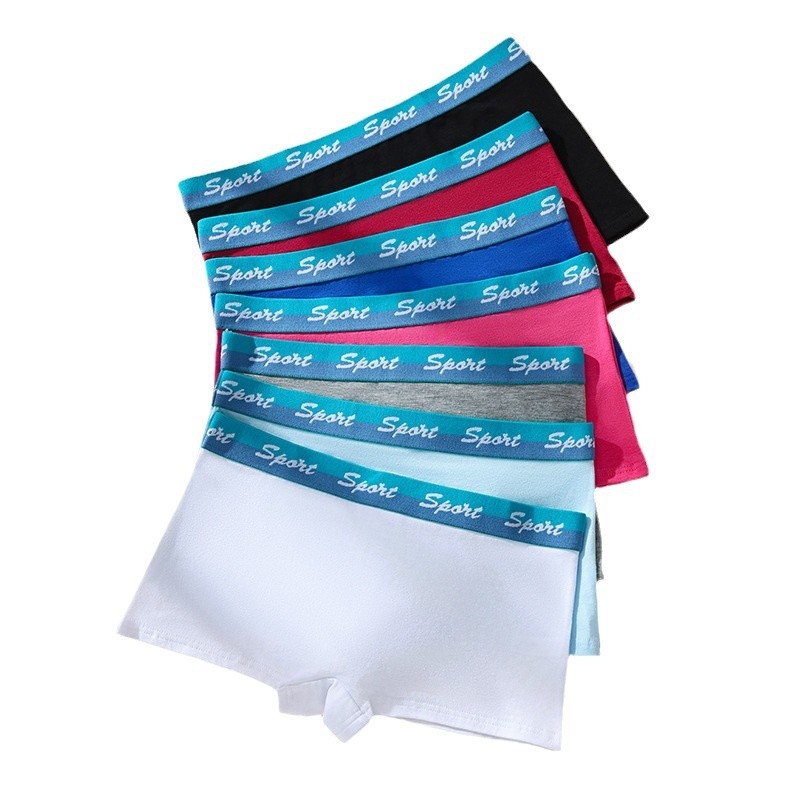 Piiriülene kõrge vöökohaga kõhutäis ühevärviline aluspesu Euroopa ja Ameerika puusadega pluss-suuruses aluspesu spordialuspesu moodne bokserpesu naiste aluspesu