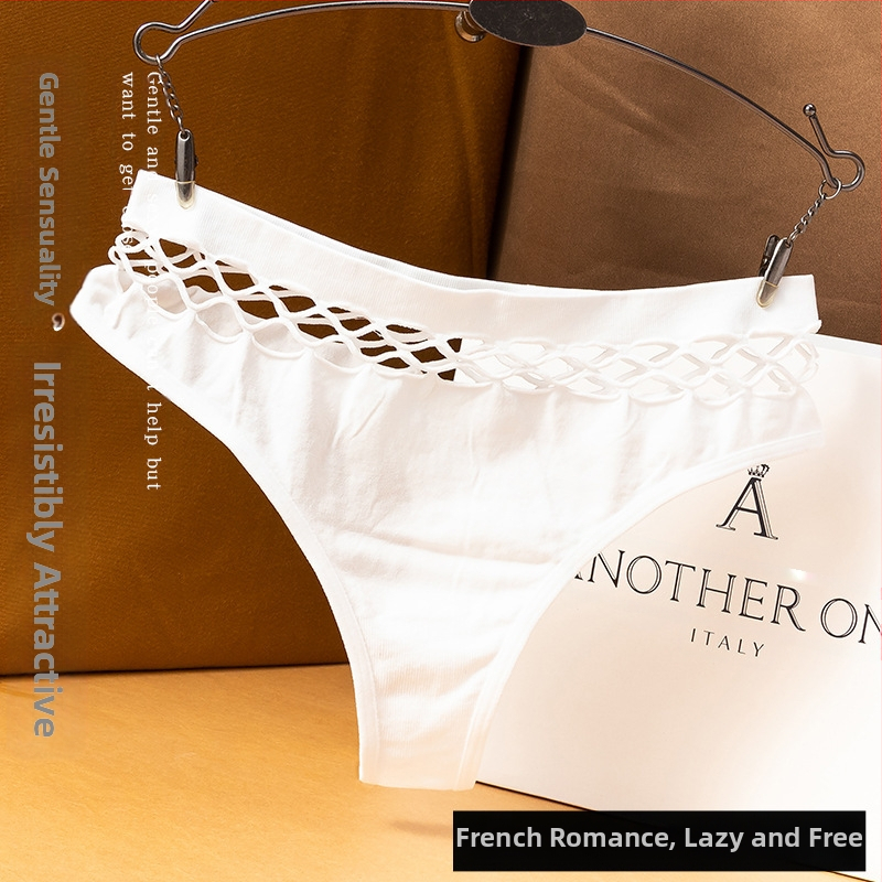 Секси мрежести дупки с изрязани спортни дамски триъгълни прашки за износ, фитнес, секси бельо, дамски безшевни дамски тениски