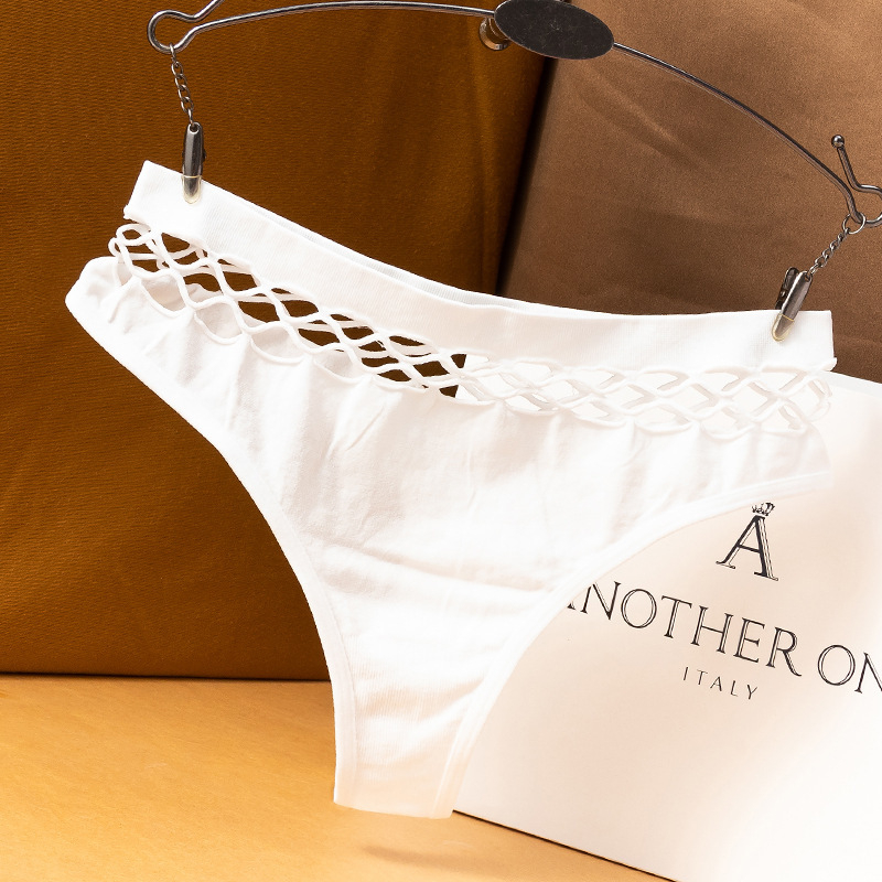 Seksikad võrkkangast auguga väljalõikega spordi naiste kolmnurga ekspordi stringid fitness seksikas aluspesu naiste õmblusteta naiste T-püksid