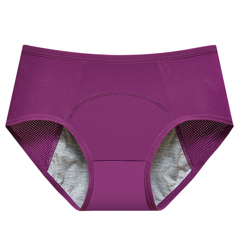 Piiriülese väliskaubanduse kõrge vöökohaga aluspesu hingava auguga naistele enne ja pärast menstruatsiooni lekkekindlad füsioloogilised püksid [8 värvi 10 jardi]]