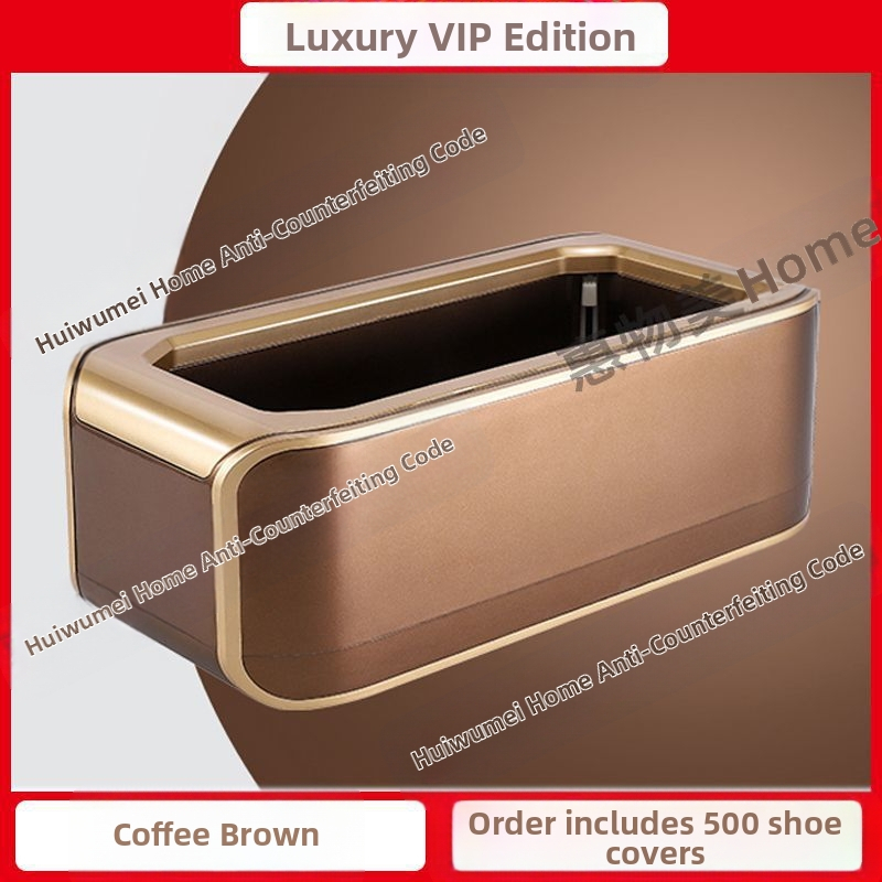 Apsauginė plėvelė biuro viduje, didelio dydžio batų užvalkalų mašina, skirta žengti ant kojų, visiškai automatinis naujas vienkartinis aukštos klasės batų keitimo artefaktas