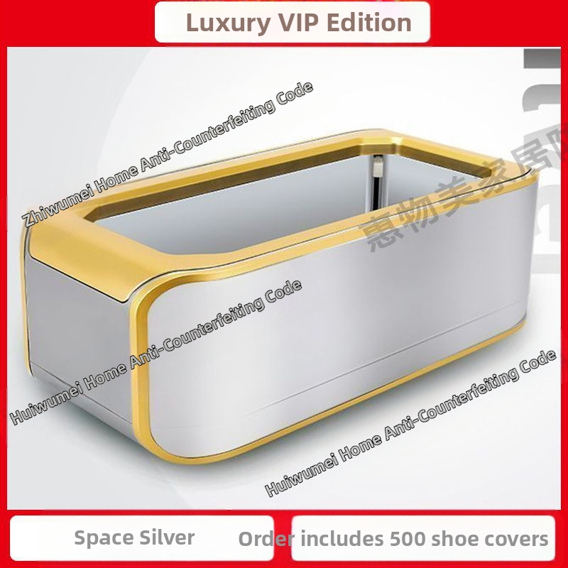 Apsauginė plėvelė biuro viduje, didelio dydžio batų užvalkalų mašina, skirta žengti ant kojų, visiškai automatinis naujas vienkartinis aukštos klasės batų keitimo artefaktas