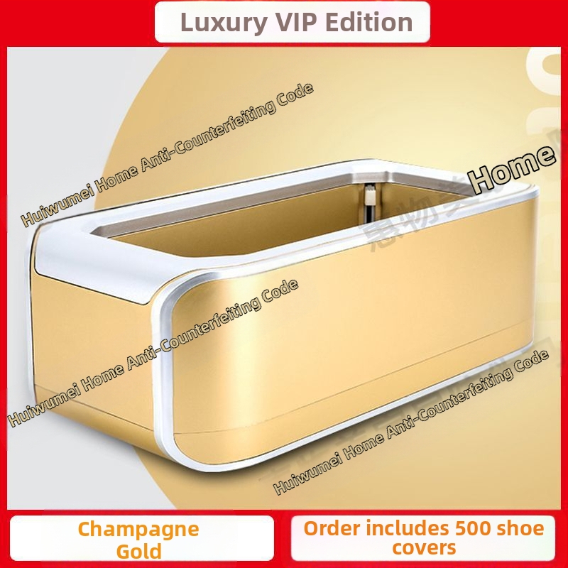 Apsauginė plėvelė biuro viduje, didelio dydžio batų užvalkalų mašina, skirta žengti ant kojų, visiškai automatinis naujas vienkartinis aukštos klasės batų keitimo artefaktas